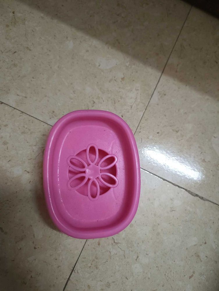 Pink Flower Soap Dish