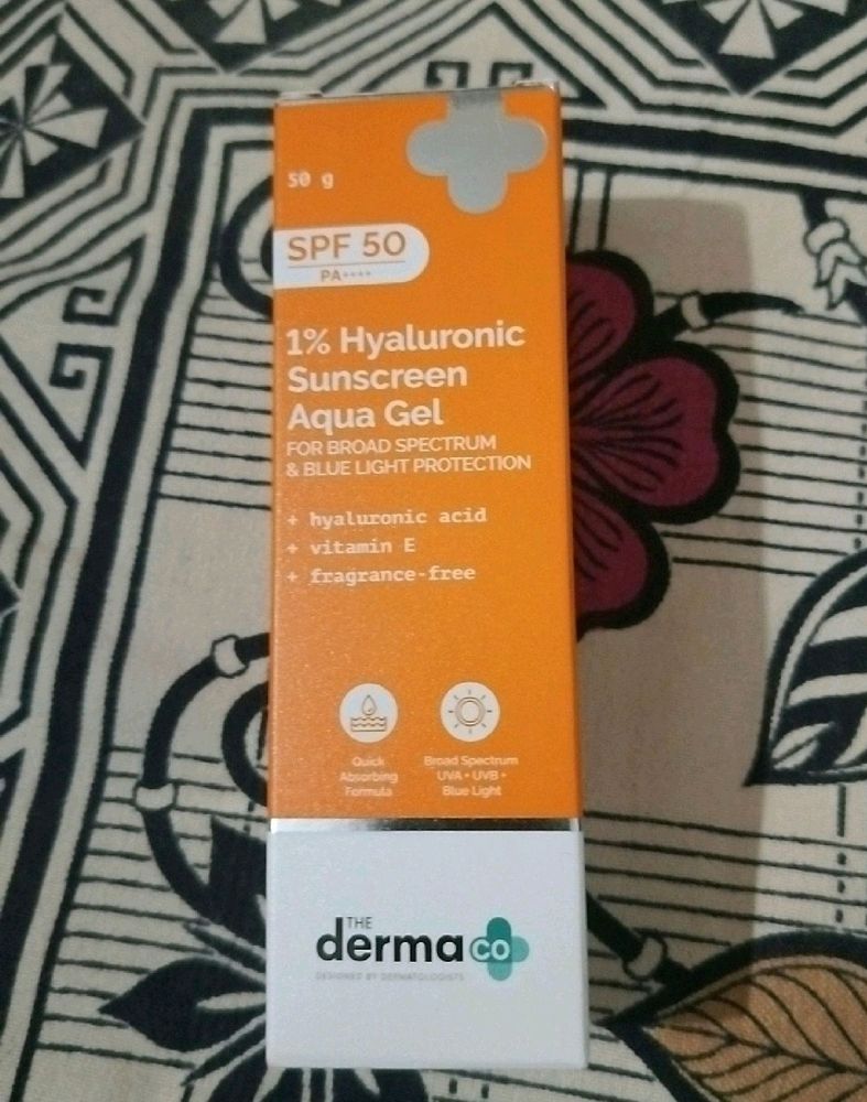 1% Hyaluronic acid sunscreen