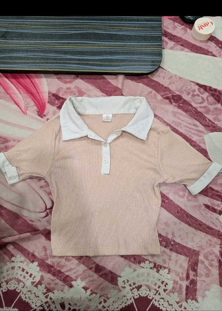 🔻 LOWEST PRICE - Cute Pink Polo Top