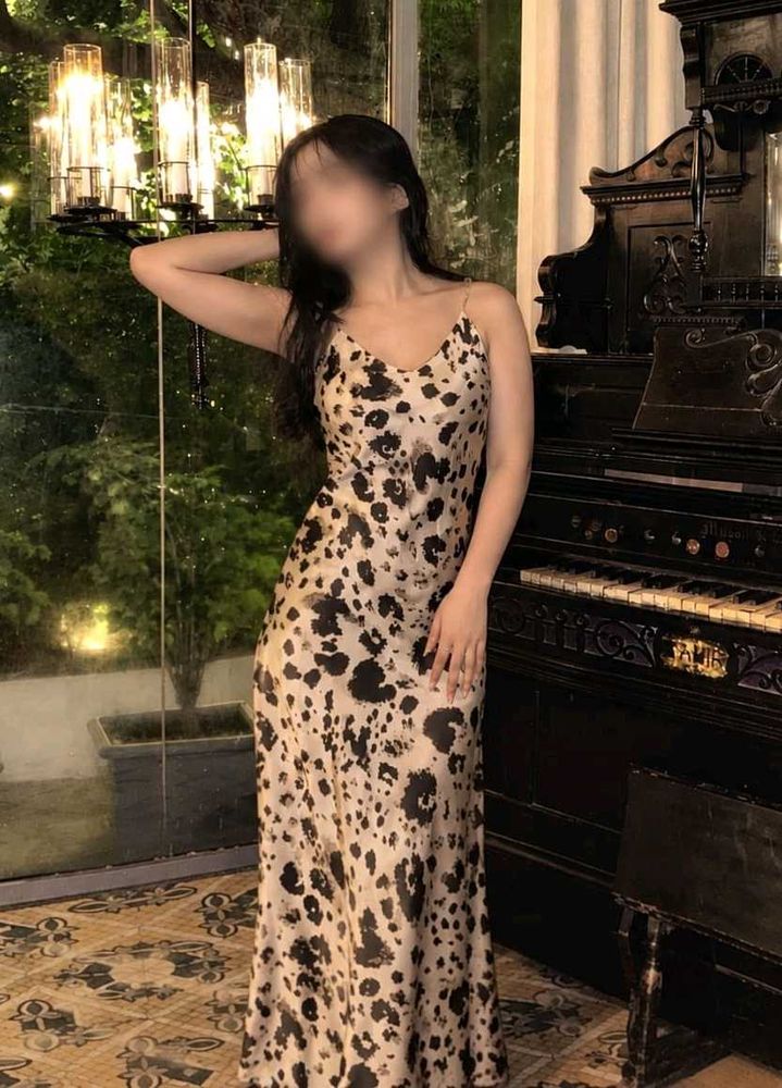 Leopard Print Slip Dress