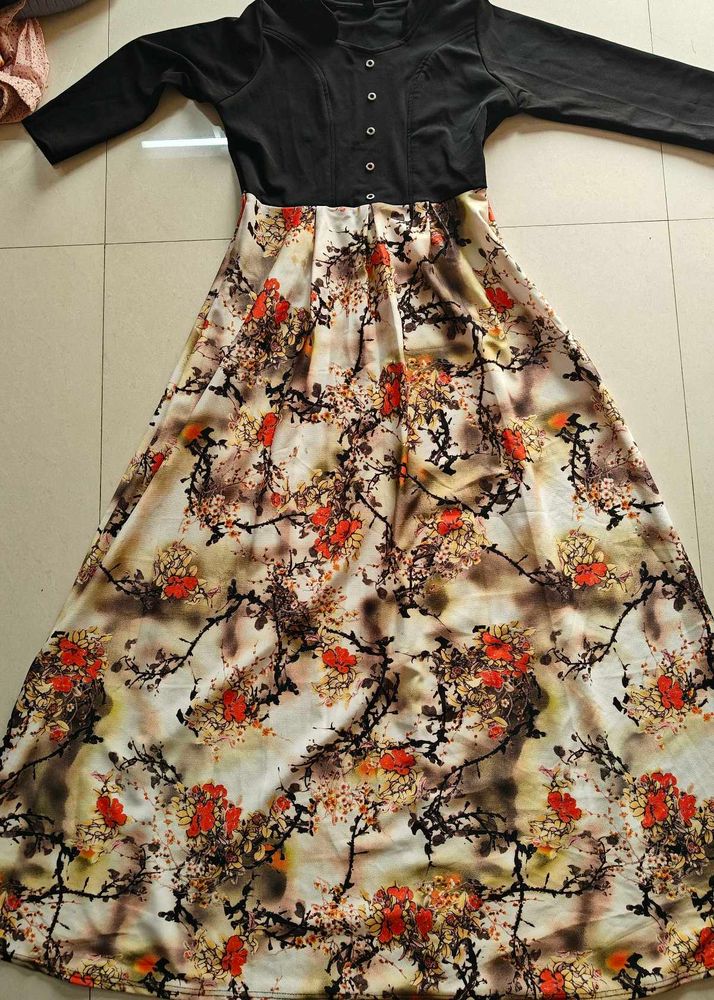 Floral Print Maxi Dress