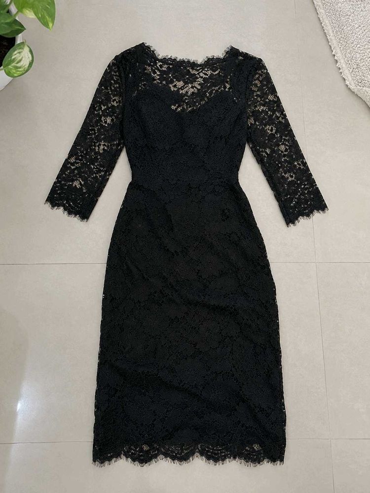 Elegant Black Lace Dress🕸️