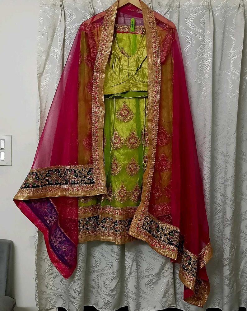 Vibrant Embroidered Lehenga Choli