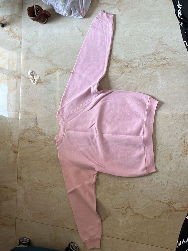 Pink Pullover Sweater