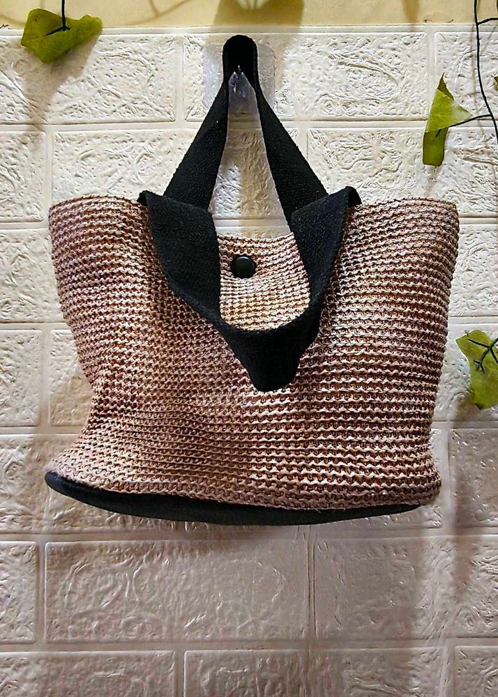 Imported Woven Handbag