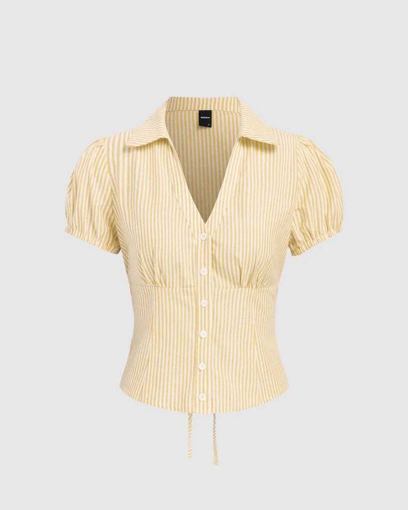 tops for women yellow