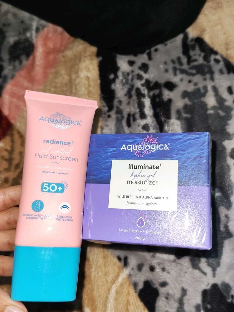 Moisturizer and sunscreen