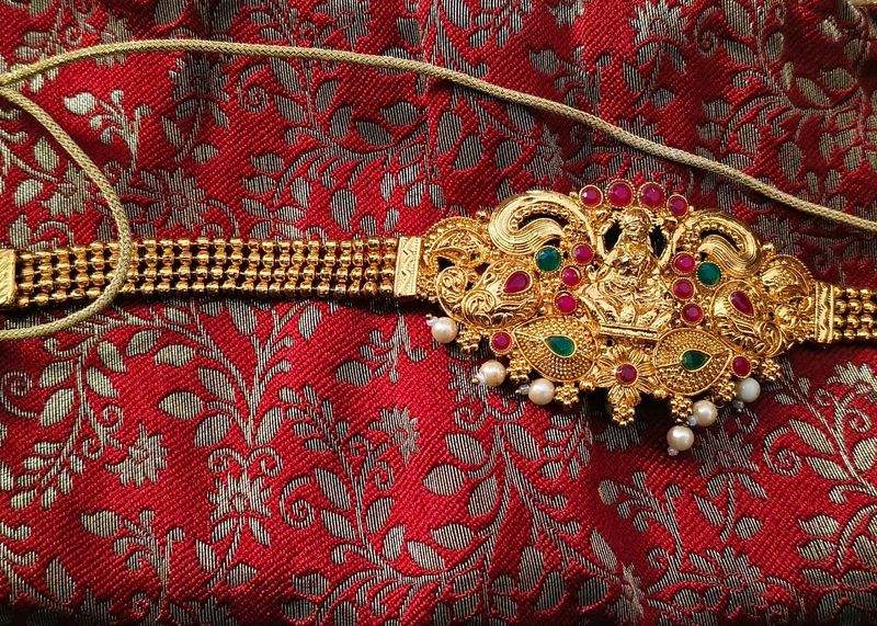 Exquisite Gold Plated Kemp Stone Waist Chain