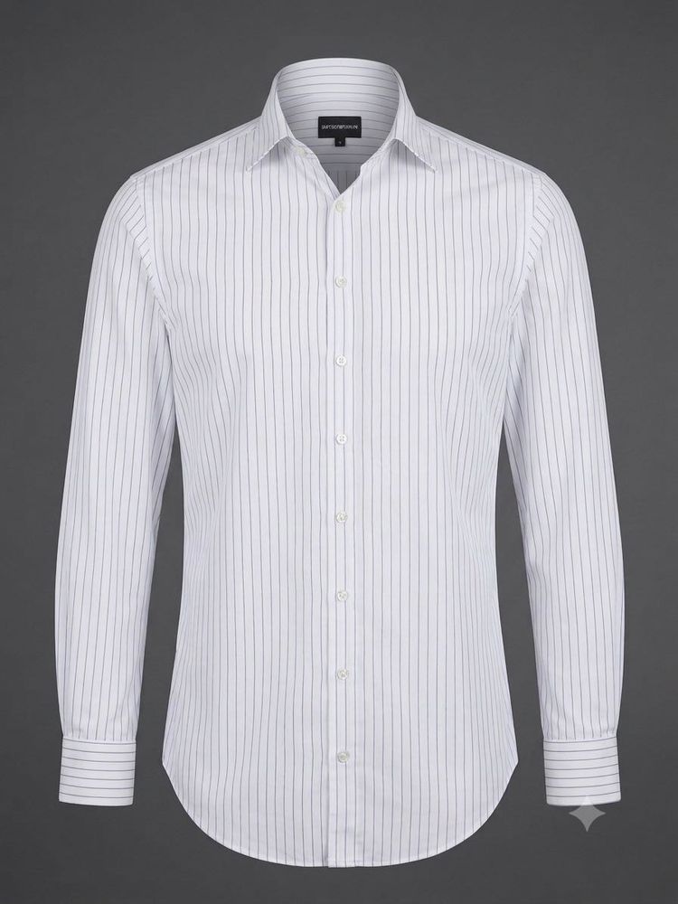 Authentic Emporio Armani Striped Dress Shirt