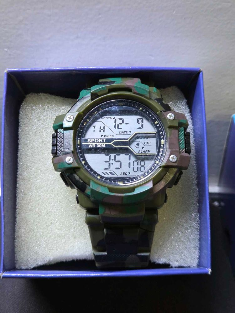 Camouflage Sport Digital Watch