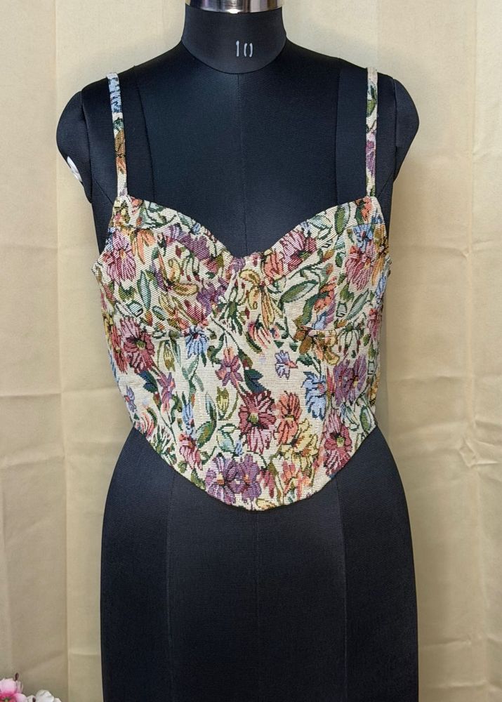 Floral Corset Top