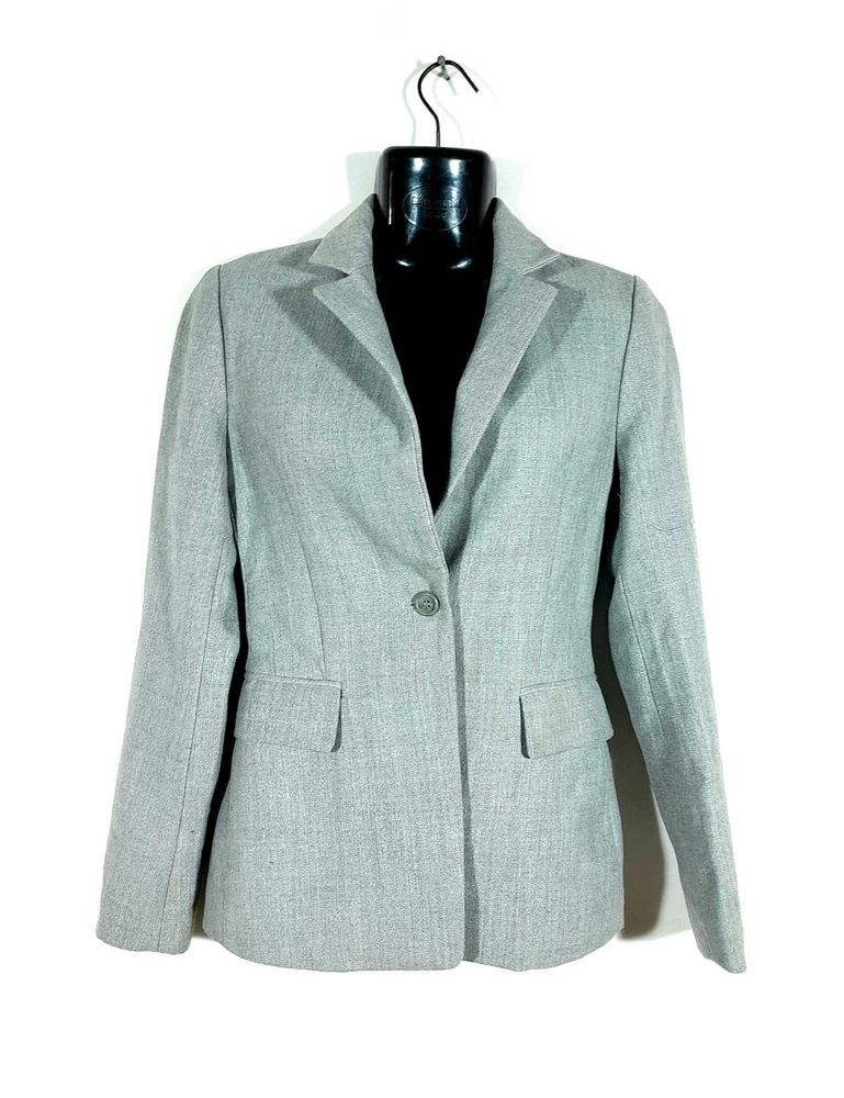 Light Grey Formal Blazer For Women's