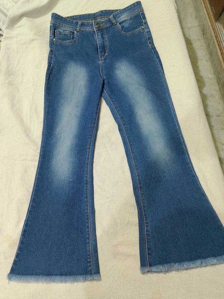 Women's Blue Bell Bottom Jeans
