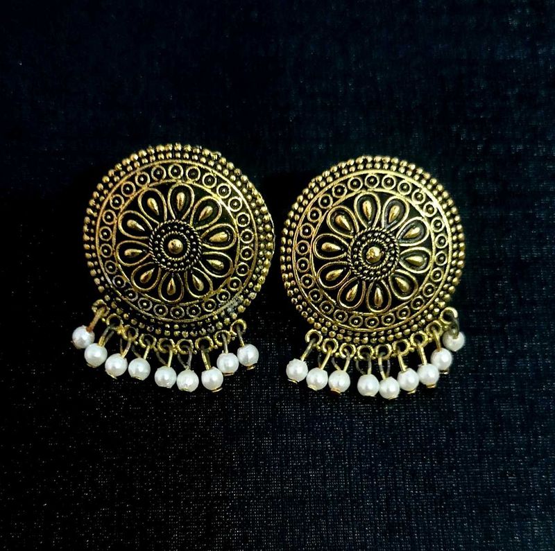 Antique Gold Earrings