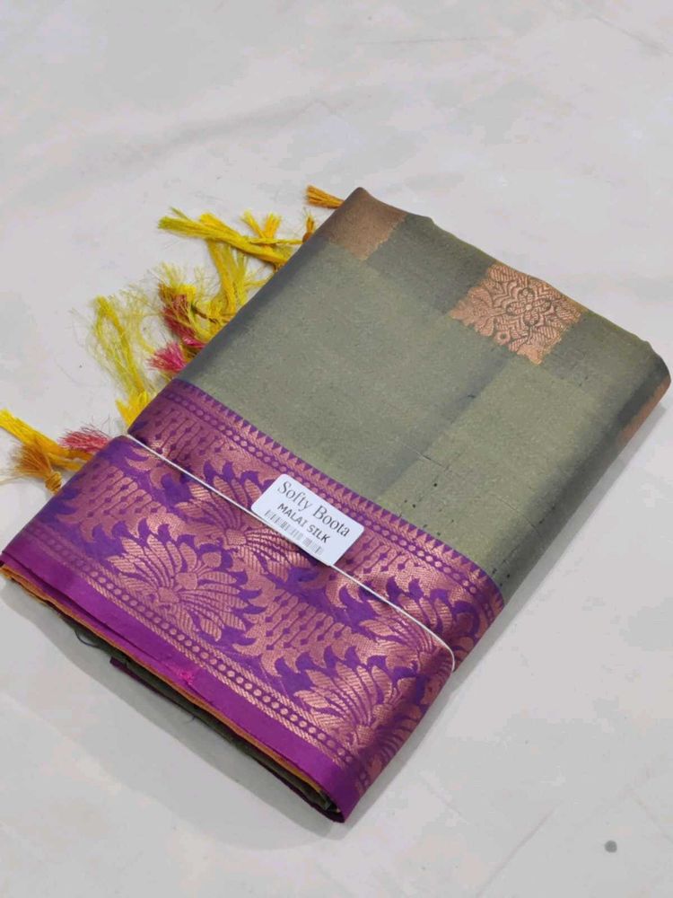 Elegant Soft Silk Allover Boota Saree