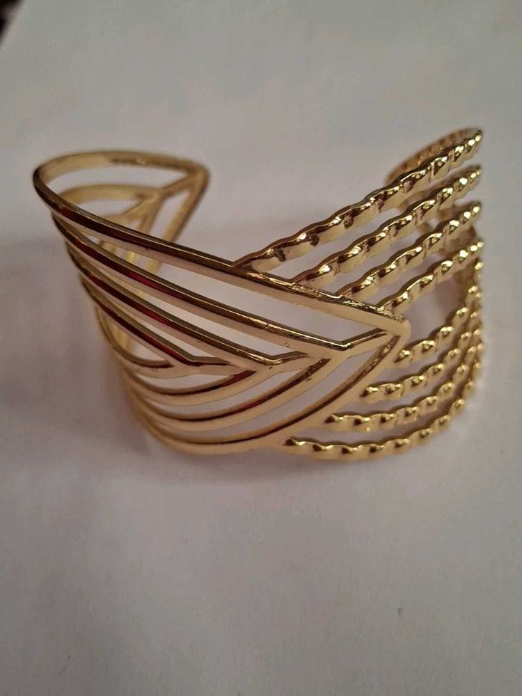 Gold-tone Cuff Bracelet