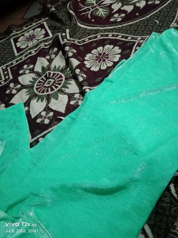 velvet dress material  for festival