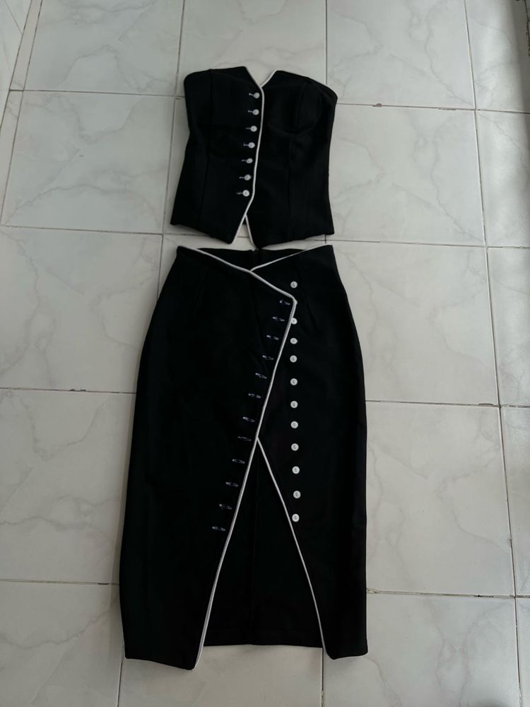 Chic Black Co-ord Set