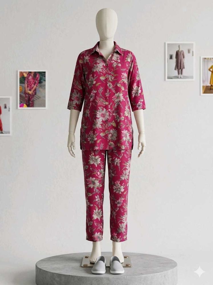 Floral Print Kurta Set