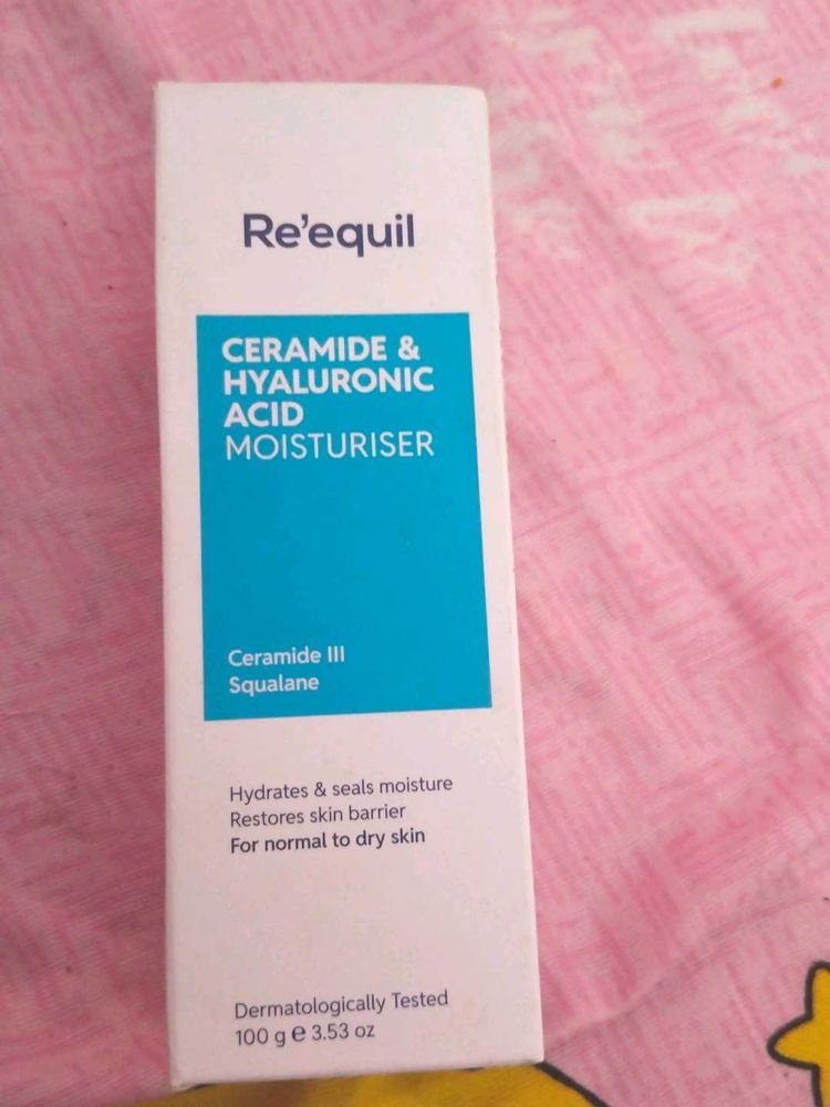 Re'equil Ceramide &amp; Hyaluronic Acid Moisturiser