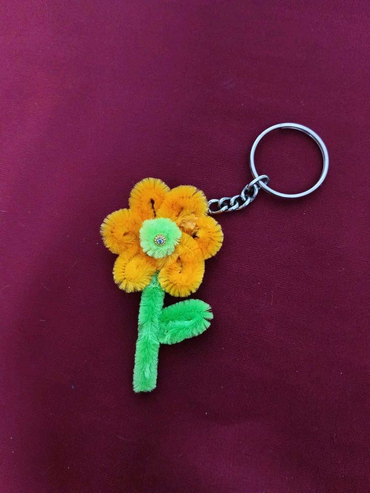 Cute Flower Keychain