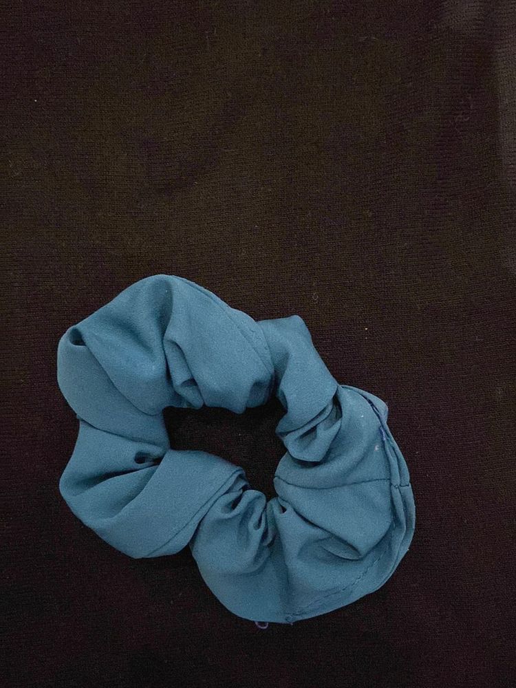 Blue Scrunchie
