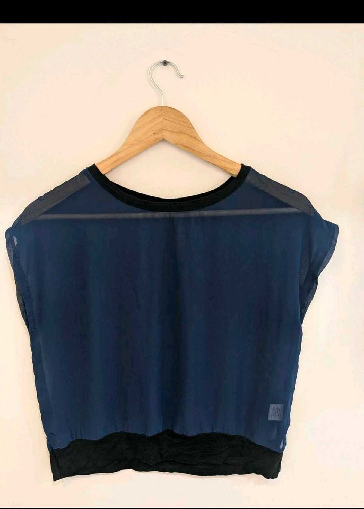 SHEER CROP TOP