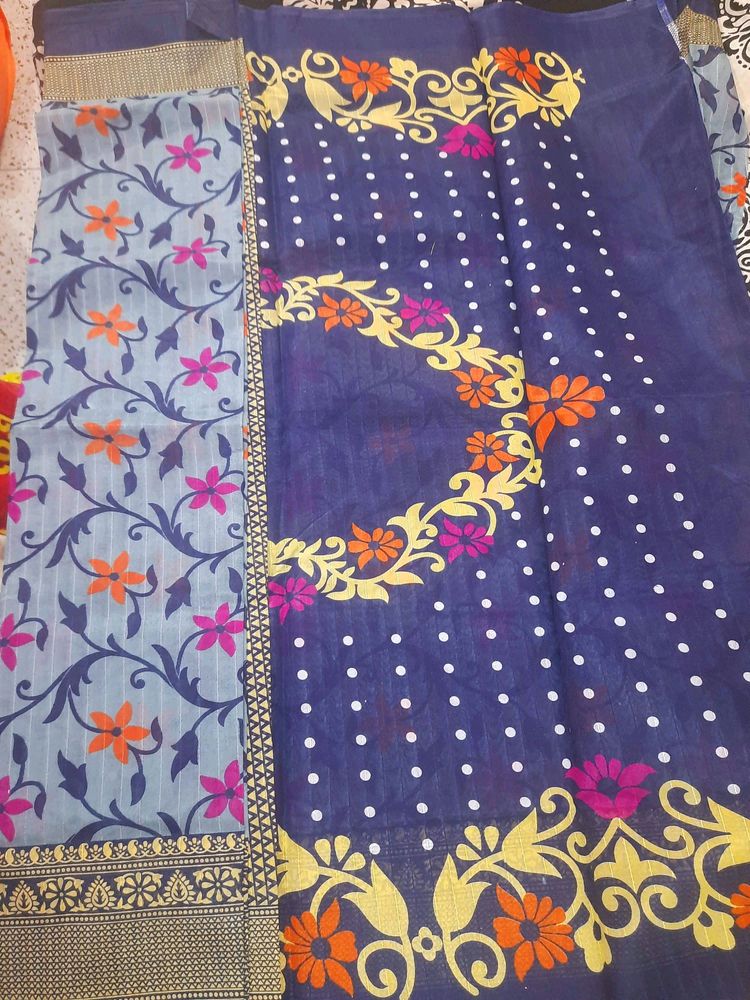 ❤️‍🔥BRAND NEW MYSORE ART SILK SAREE With Blouse