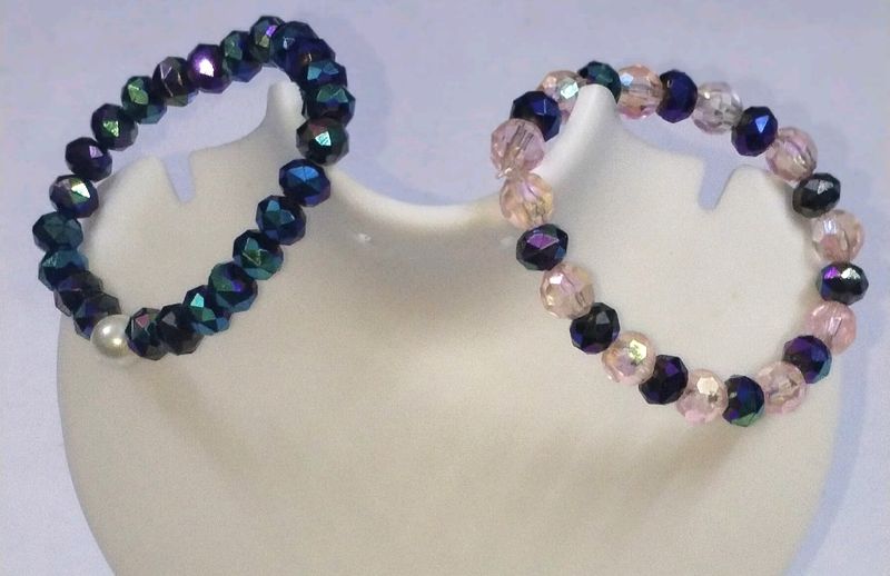 Style Trend Rainbow Acrylic Braslate2 pic unique