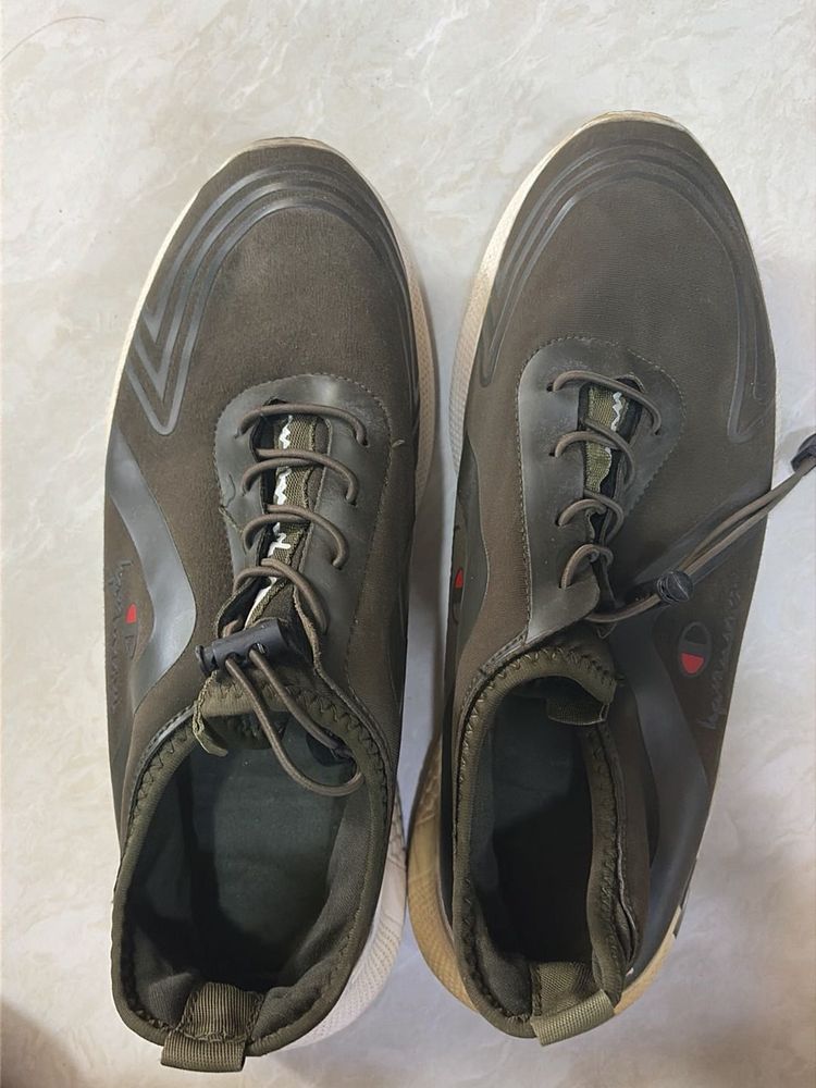 Men's Casual Olive Sneakers