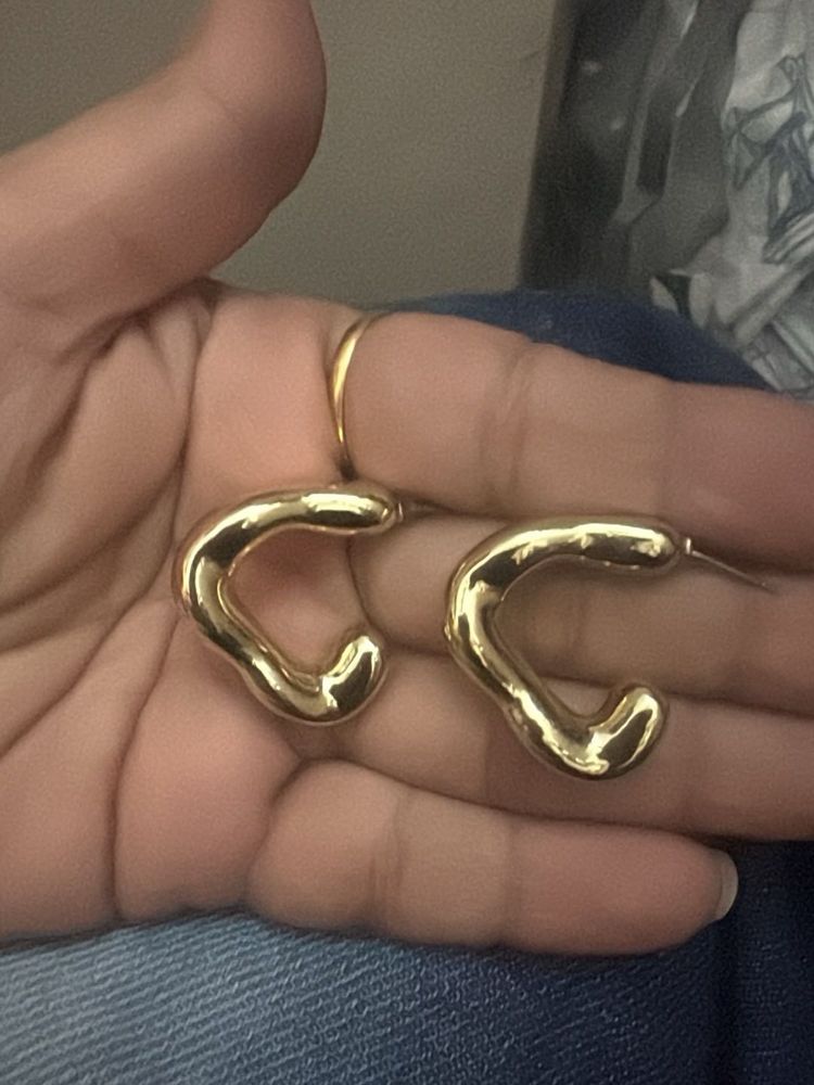 Chic Gold Hoop Earrings