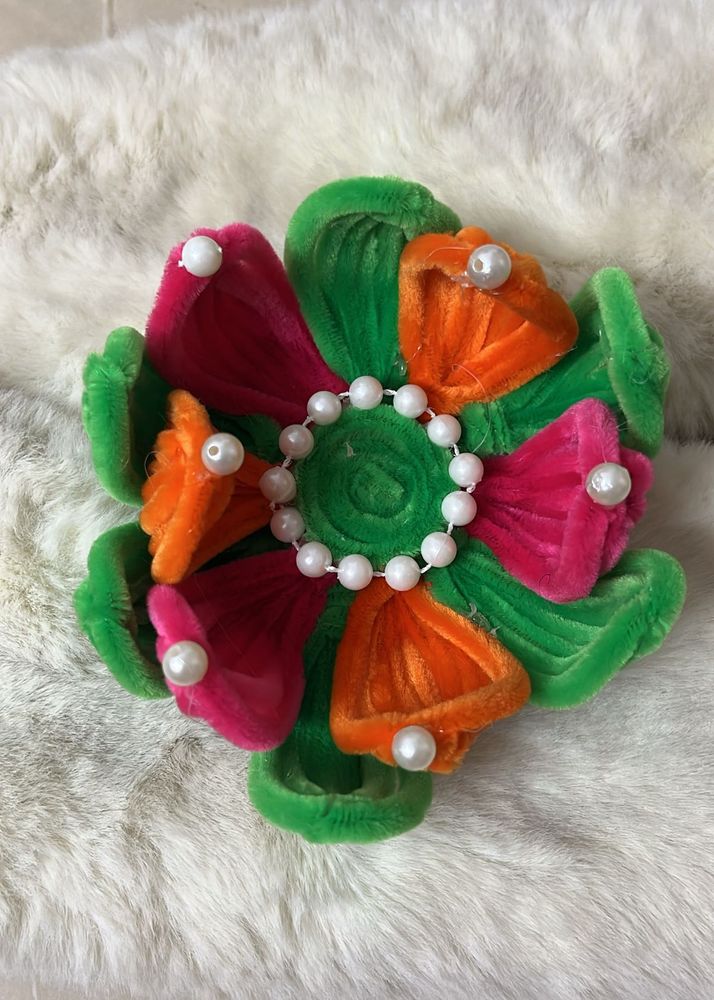 Vibrant Floral candle holder for Diwali