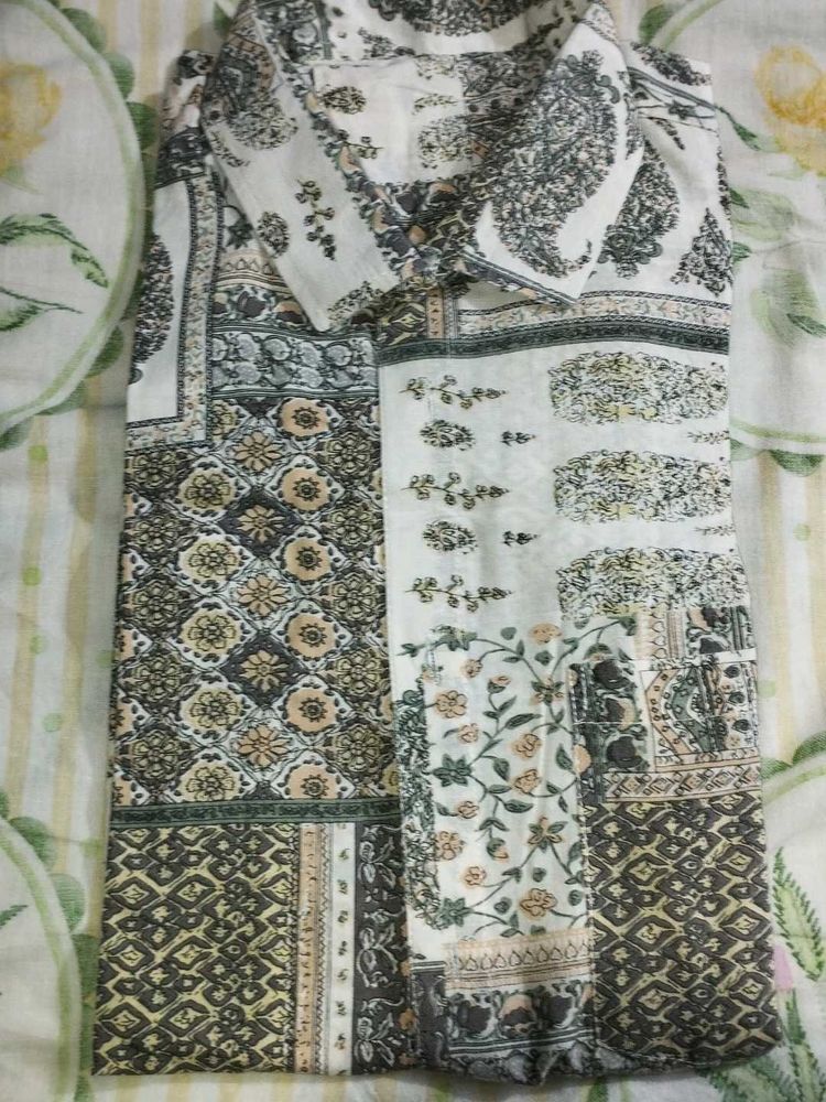 Boho Patchwork Print Kurta / Shirt ⚡ free deliv