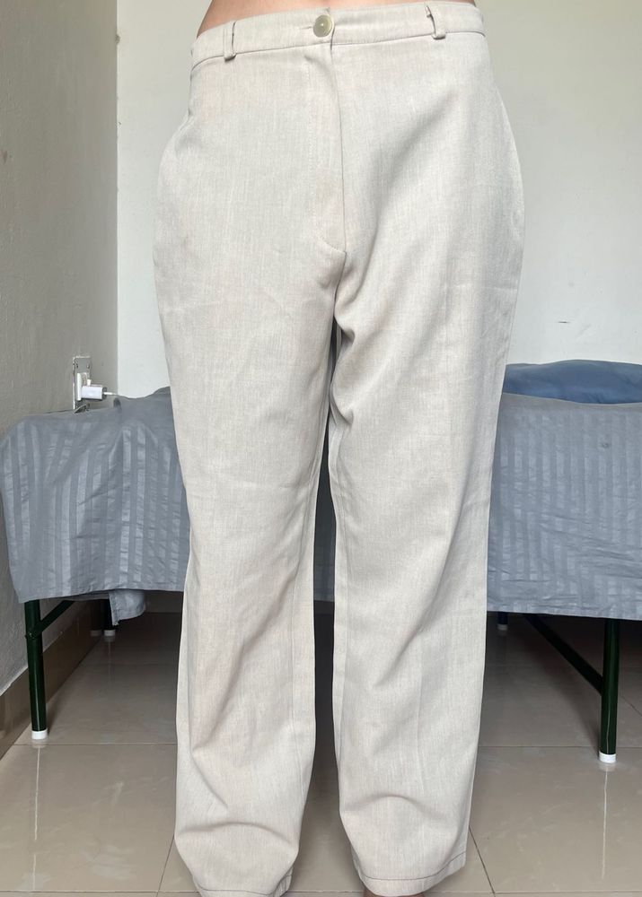 Beige Trousers