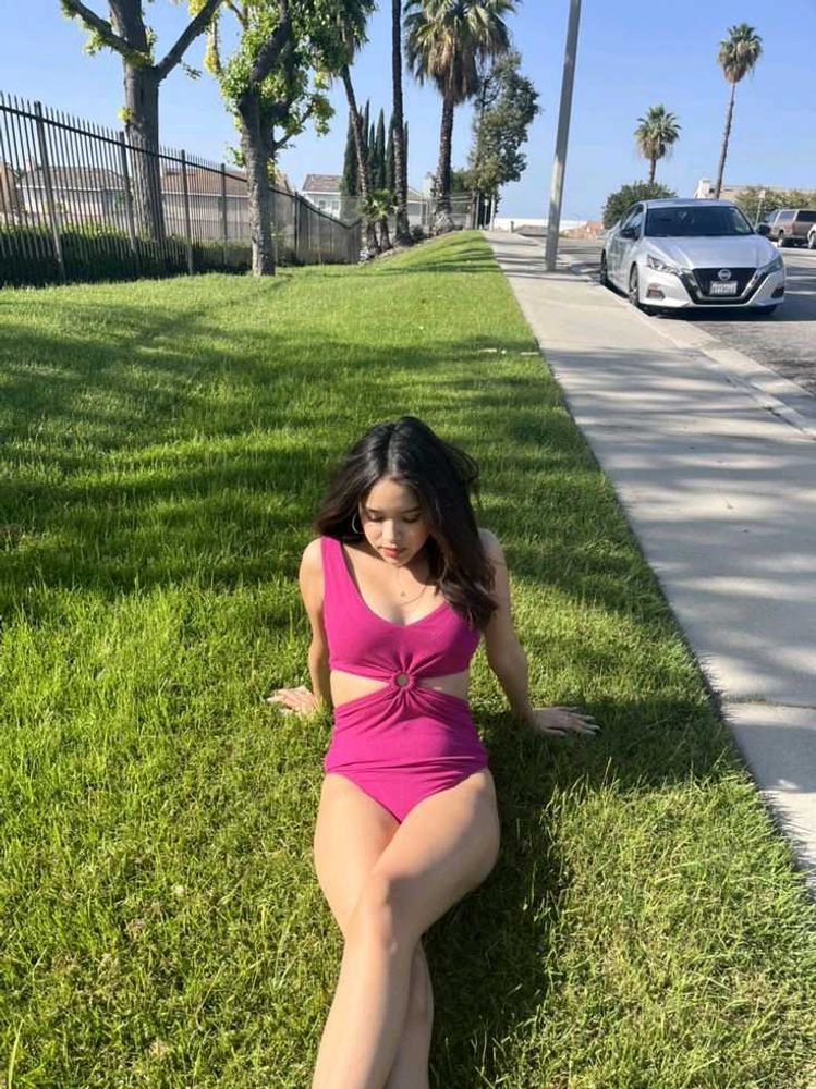 10410. Vibrant Pink One-Piece Swimsuit