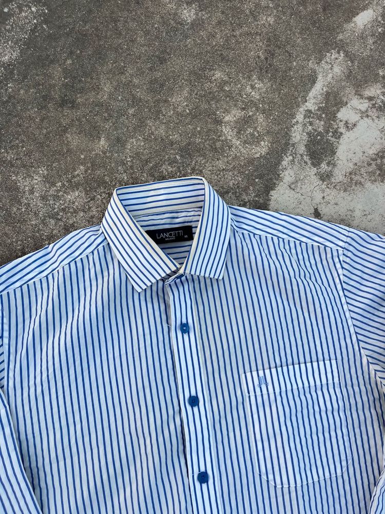 Classic Striped Button-Down Shirt