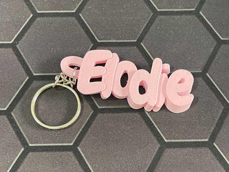 Personalized "Name" Keychain