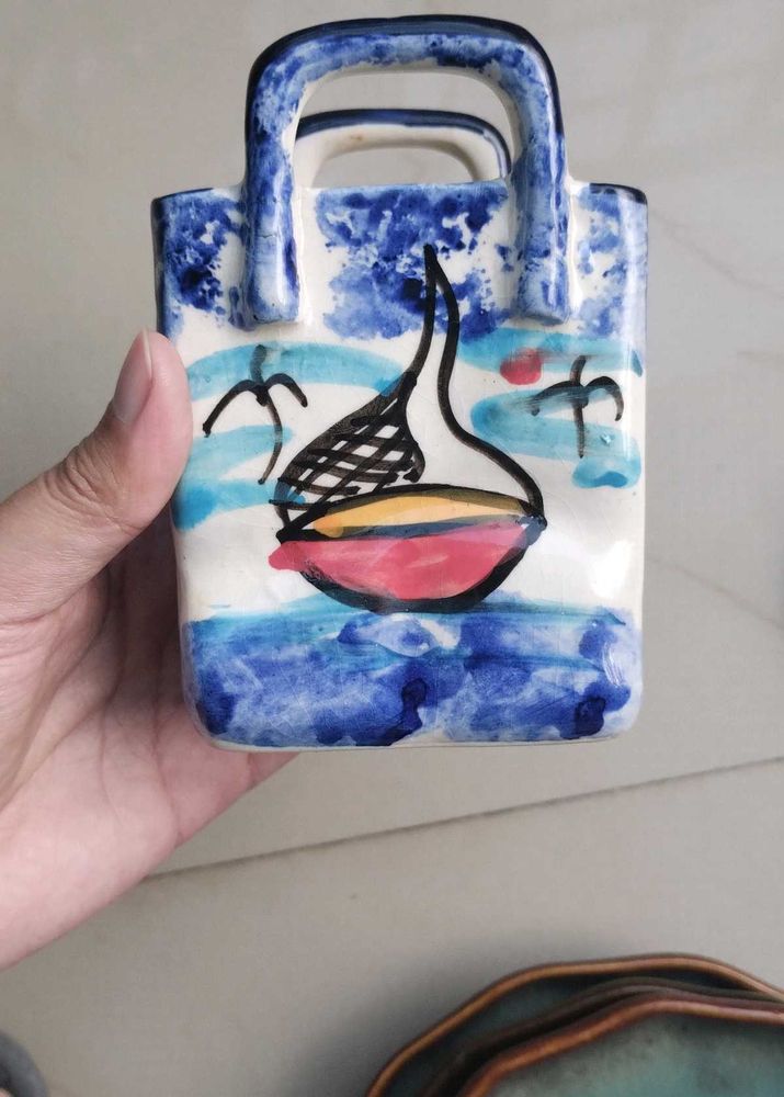 New Ceramic Napkin Basket