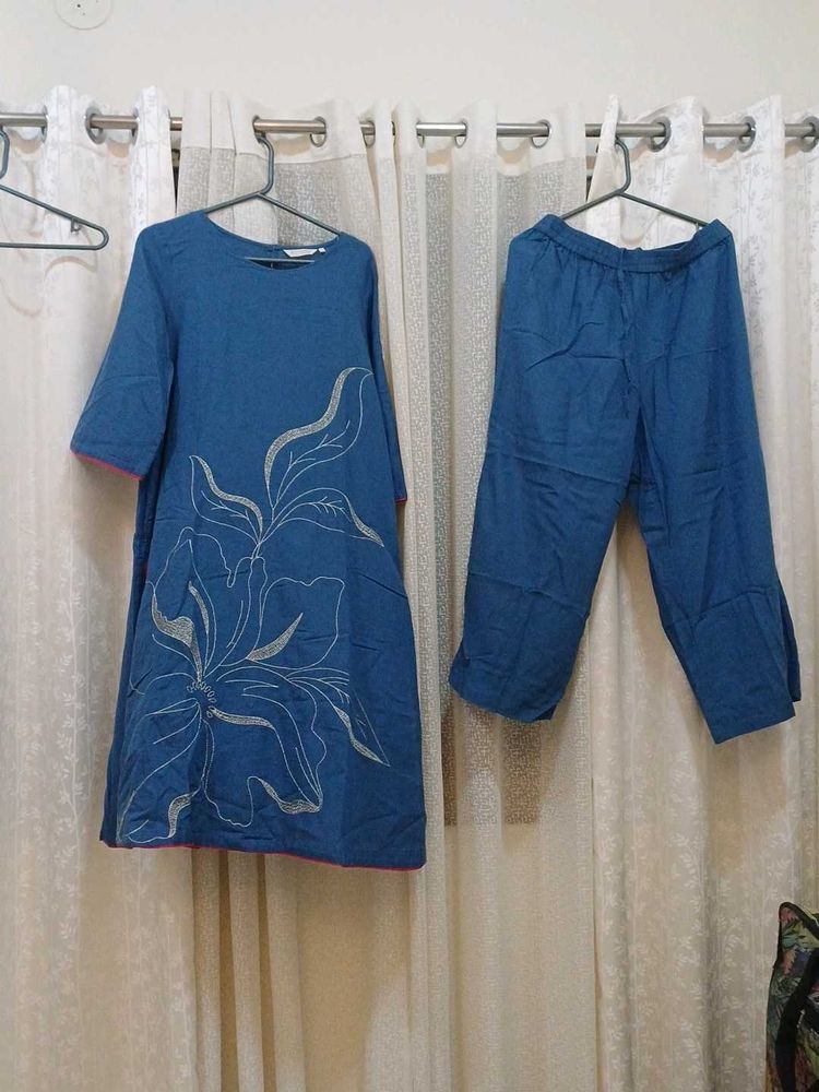 Blue Kurta Set