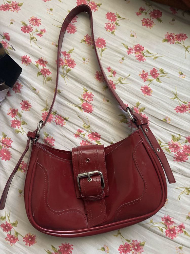 Red Shoulder Bag