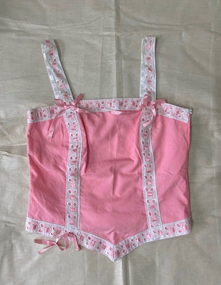Pink couquette Camisole Top