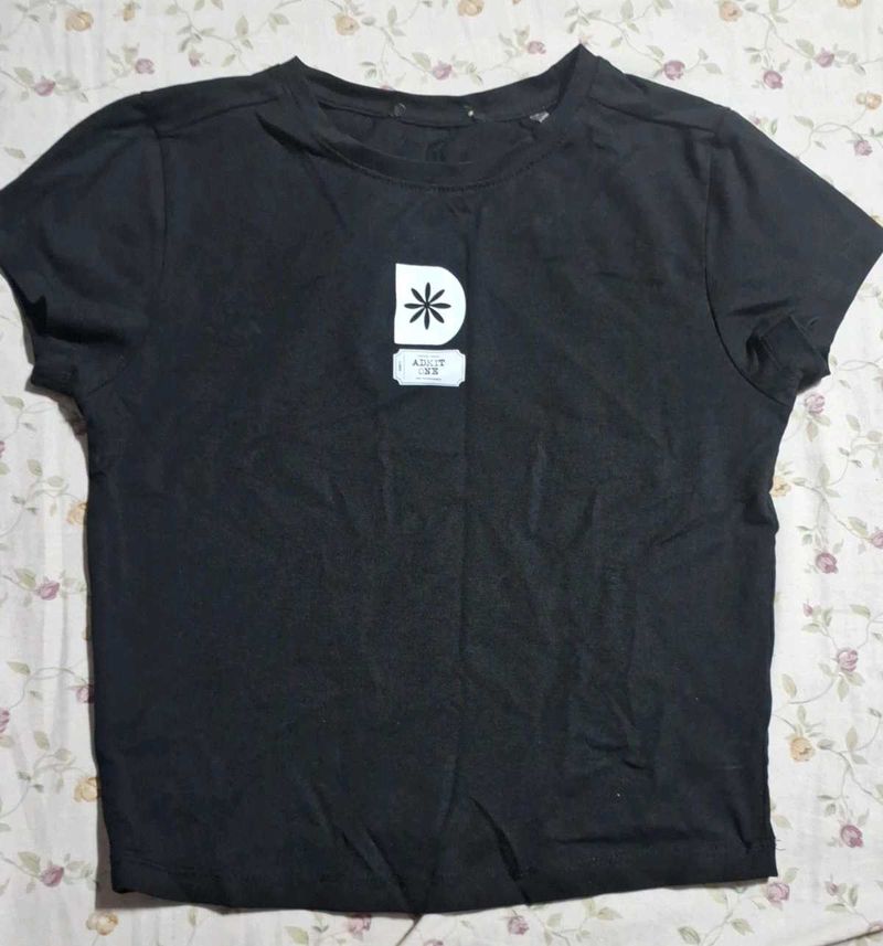 Black Graphic T-Shirt