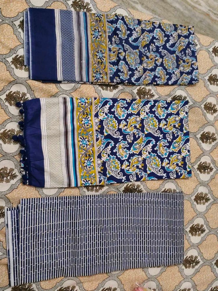 Cotton Dress Material Set
