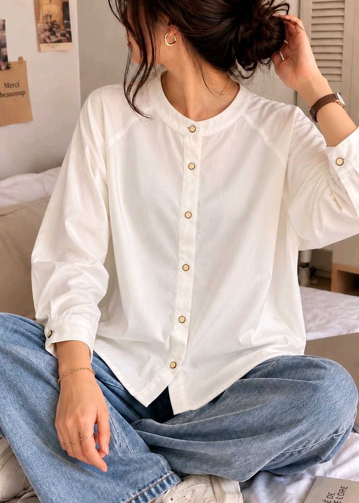 Wills Classic White Button-Up Shirt