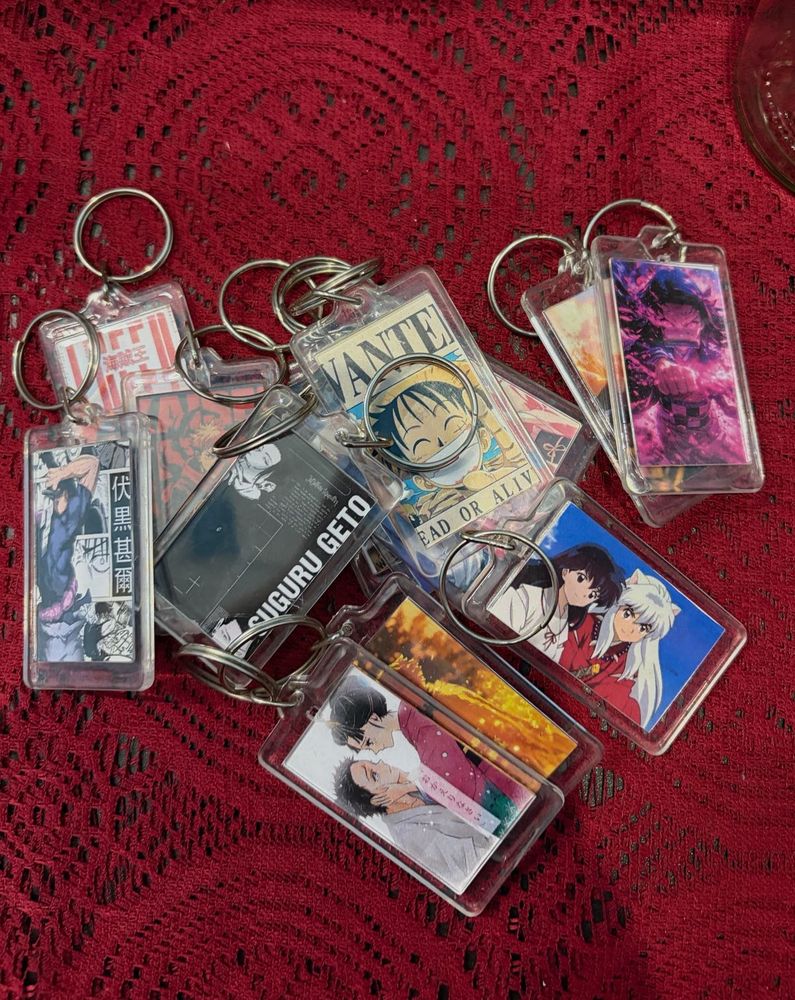 Anime Keychain Lot