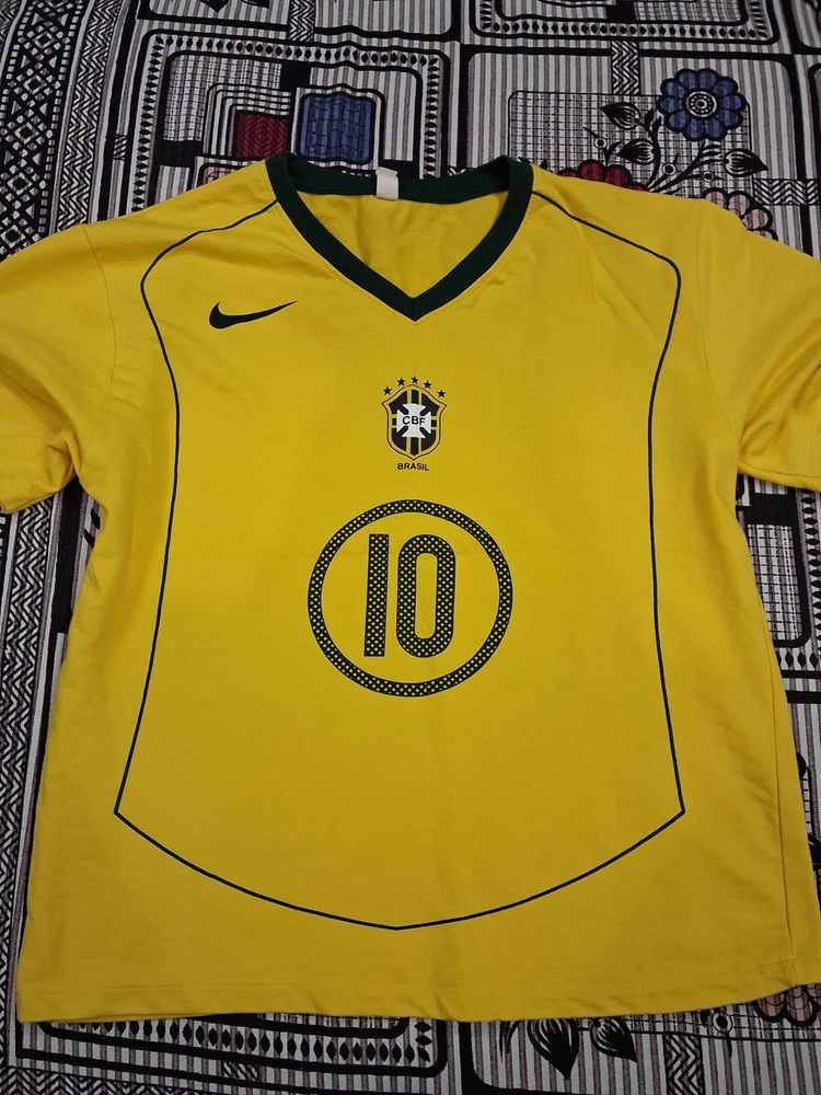 Brazil Football T-Shirt #10