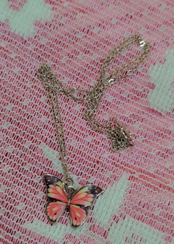Butterfly Pendant Necklace