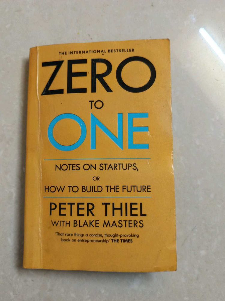 zero to one by Peter thiel