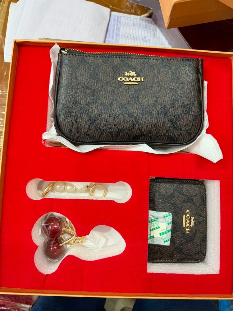 Coach Gift Set - Wristlet &amp; Wallet
