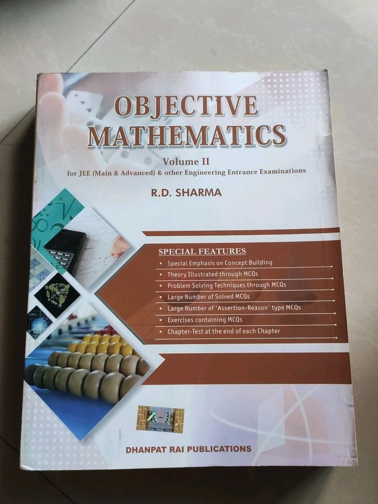 Books > Textbooks | (Vol 2) Objective Mathematics RD Sharma | Freeup